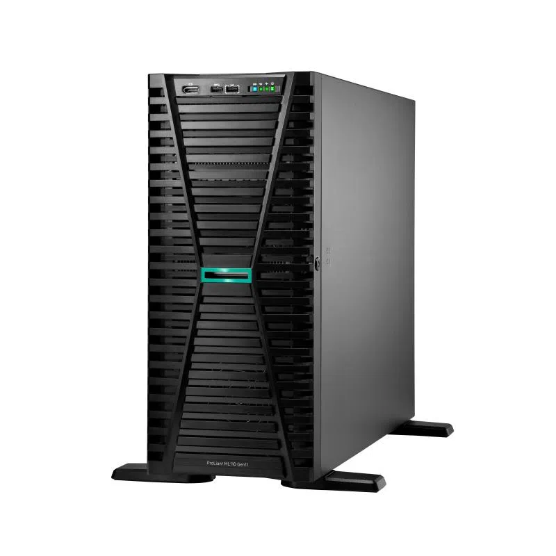 Server tower hpe ml110 gen11 xeon-s 4514y 16c 2.00ghz 64gb ram 8x2.5 sff 2x480gb ssd mr408i-o nodvd 2lan 2x1000w 3y nbd smartch. — 2
