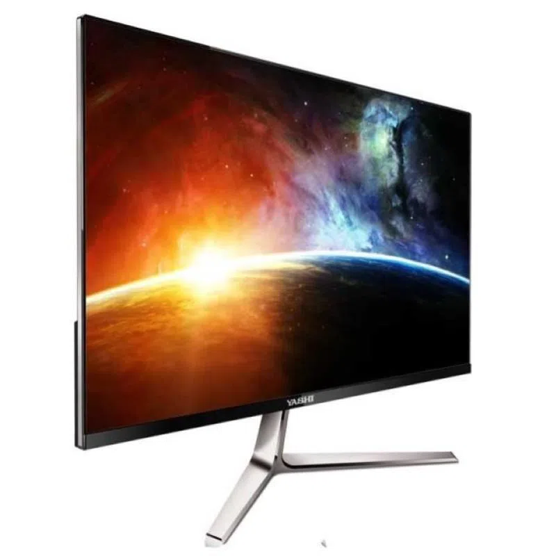 Yashi monitor 27`` super slim and frameless, multimediale, ips, fhd, 2ms, 350 cd-m2, 1000:1, 75hz, vga e hdmi — 2