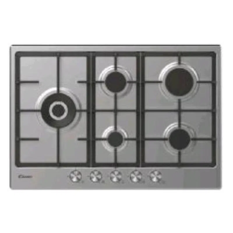 Candy chg7wl4wtx piano cottura a gas 5 fuochi piano in acciaio