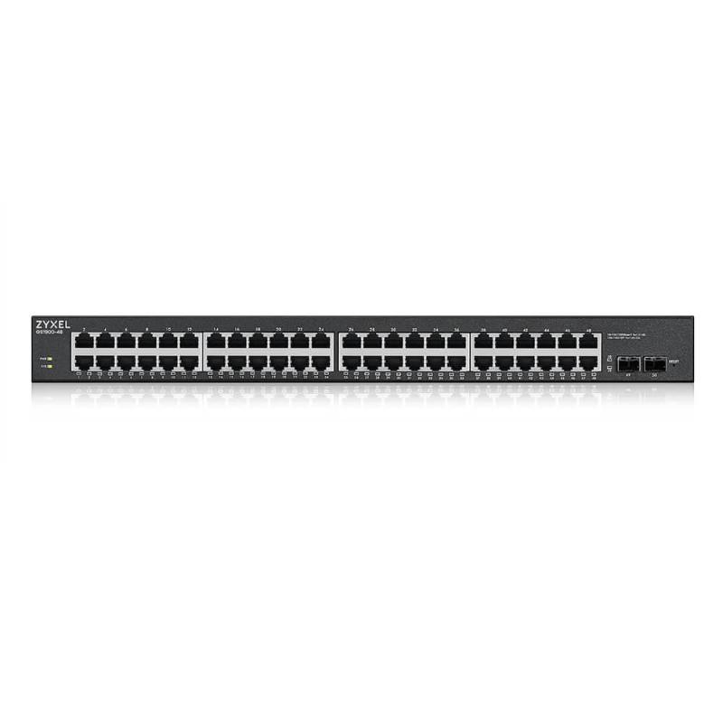 Zyxel gs1900-48hpv2 switch gestito l2 gigabit ethernet 10-100-1000 supporto power over ethernet nero