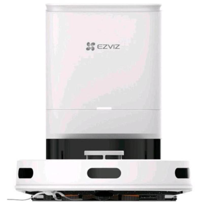 Ezviz vacuum rc3 plus robot aspirapolvere potenza aspirazione 2700 pa con base di ricarica e svuotamento automatico della polvere capienza 0.55 lt bianco