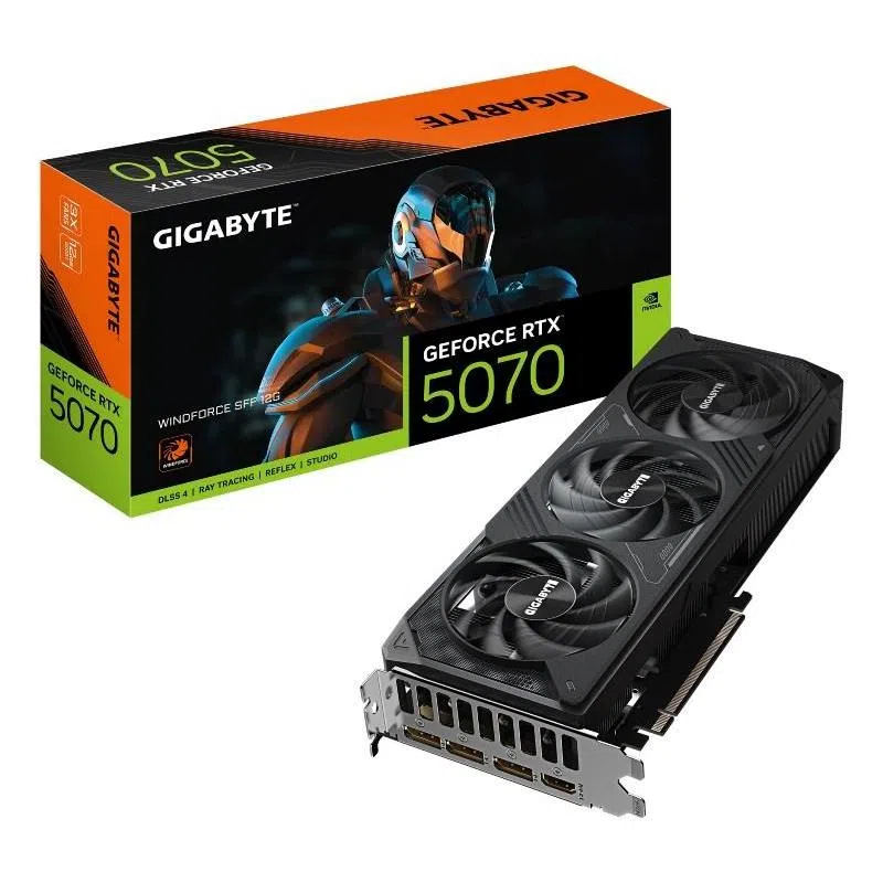 Scheda video geforce rtx 5070 windforce sff 12 gb (gv-n5070wf3-12gd)