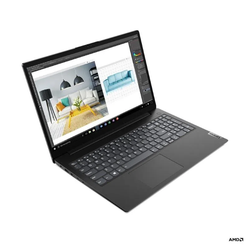 Lenovo v15 gen2 15.6 amd ryzen 7 5700u 1.8ghz ram 8gb-ssd 512gb m.2 nvme-win 11 prof black (82kd00dcix) — 2