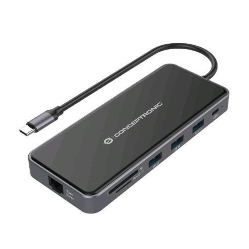 Conceptronic donn15g docking station usb 3.2 gen 1 12 in 1