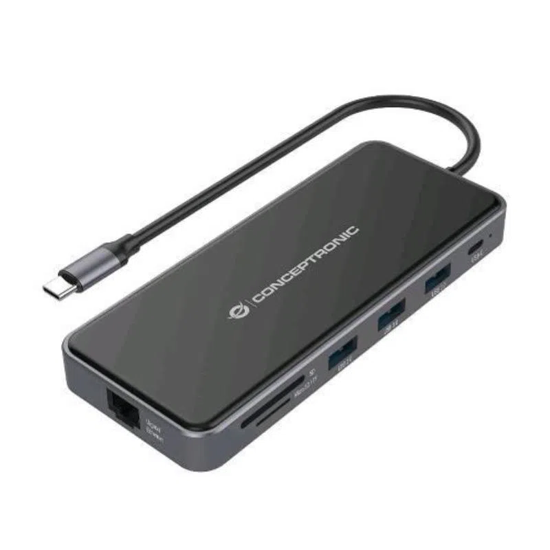 Conceptronic donn15g docking station usb 3.2 gen 1 12 in 1