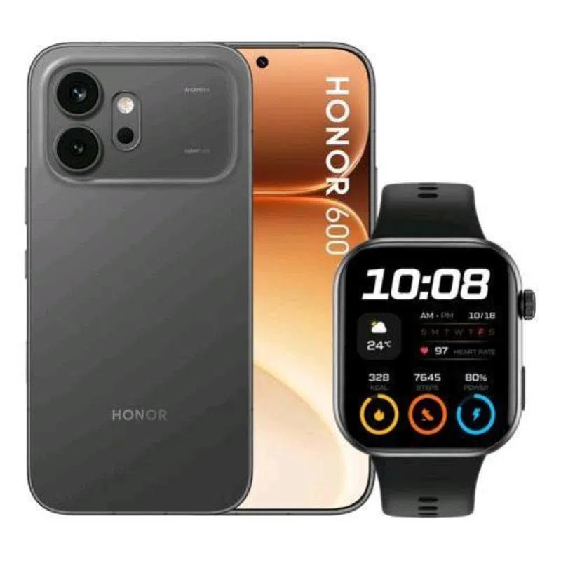 Honor 600 5g dual sim 6.57 octa core 256gb ram 8gb 5g italia black + watch 2i smarwatch black — 2