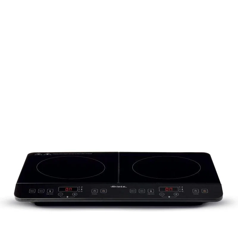 Ariete 1998 piastra a induzione doppia 1500/2000w 12 livelli cottura 5 programmi nero