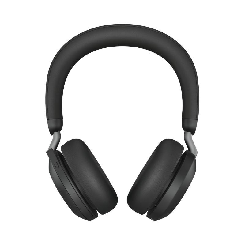 Jabra evolve2 75 cuffia e auricolare wireless con cavo e senza cavo a padiglione usb tipo-c con stand black