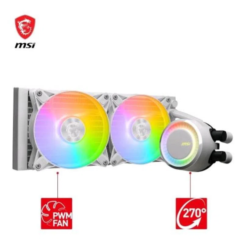 Msi mag coreliquid e240 bianco liquid cooler — 2