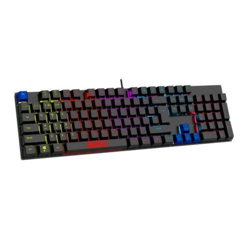 Celly meckeybfull sparco collection tastiera gaming rgb 25 tasti anti-ghosting 18 modalita` di illuminazione switch rossi