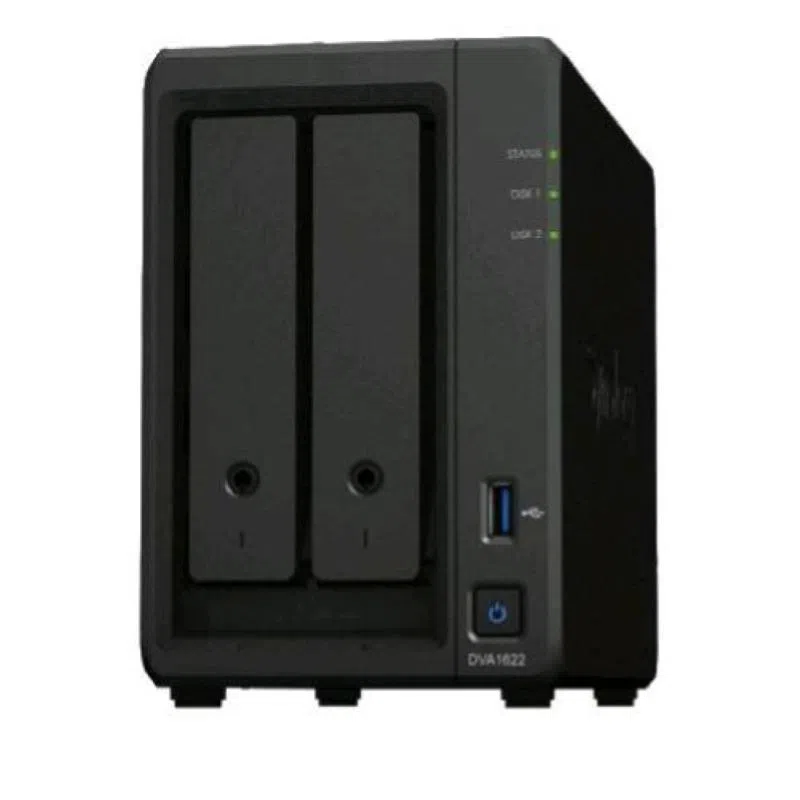 Synology dva1622 nvr 16 canali deep learning gigabit ethernet videosorveglianza