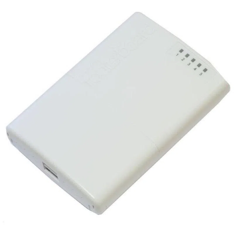 Mikrotik powerbox rb750p-pbr2 router 5 porte fast ethernet 4 poe bianco switch poe