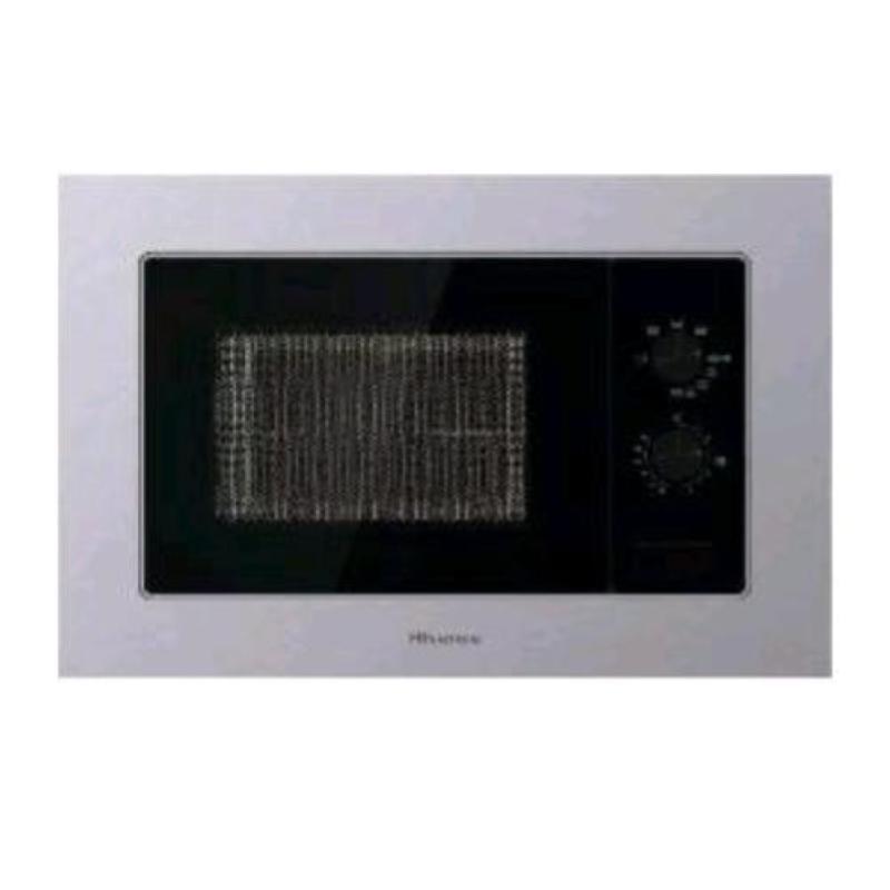 Hisense bim320g11x forno a microonde da incasso con grill 20 lt 800/1000w display led inox