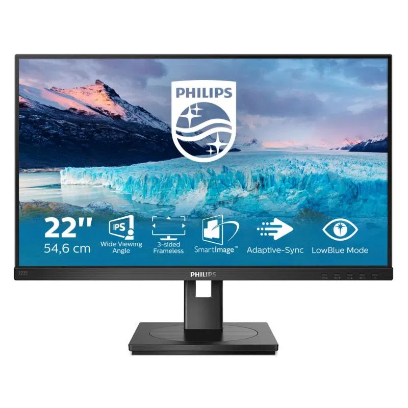 Philips s line 222s1ae/00 21.5 led full hd dvi hdmi displayport 1920 x 1080 — 2