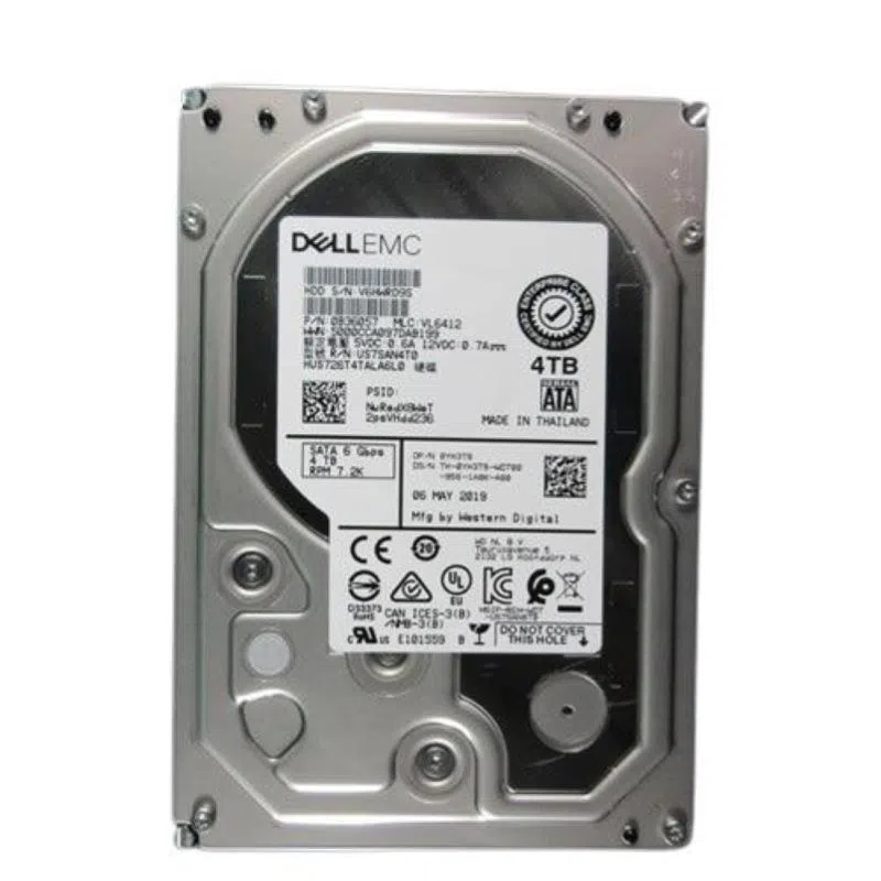Dell Technologies 4TB HARD DRIVE SATA 6GBPS 7.2K RPM 5397184994207