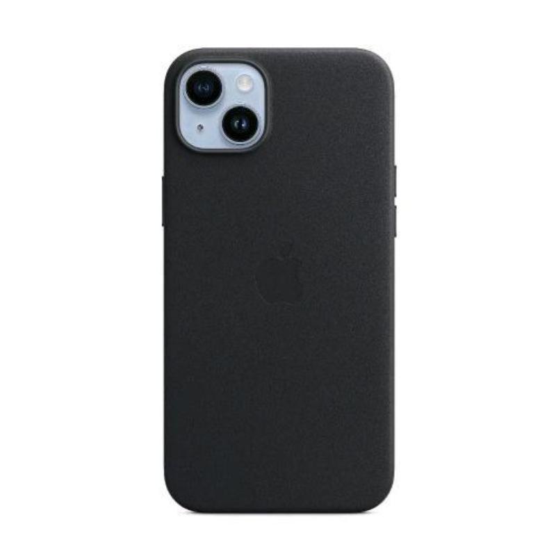 Apple iphone 14 plus cover con magsafe in pelle mezzanotte