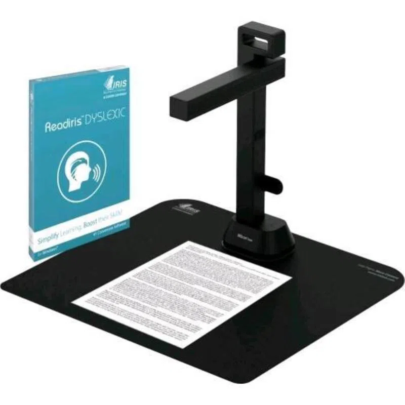 Iriscan desk 6 pro dyslexic scanner a3 sensore cmos da 13 megapixel - 21 mb estrapolati nero