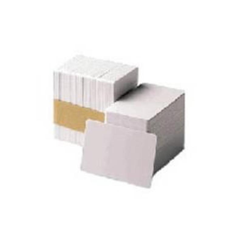 Zebra premier pvc card, 30 mil (5 packs x 100)