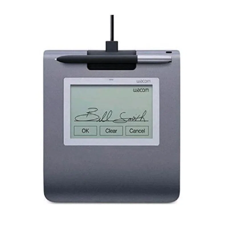 Wacom stu-430 display lcd per acquisizione firma digitale 4.5 monocromatico usb 2.450 lpi grigio