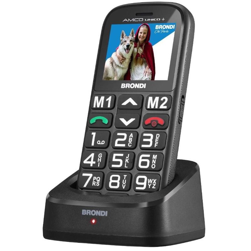 Brondi amico unico+ ds grandi tasti nero — 2