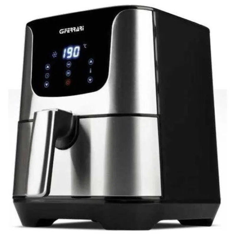 G3 ferrari g10125 friggisano - friggitrice ad aria 3,5 l, 1500 w, 8 programmi preimpostati, display digitale, tecnologia di circolazione dell`aria calda, argento — 2