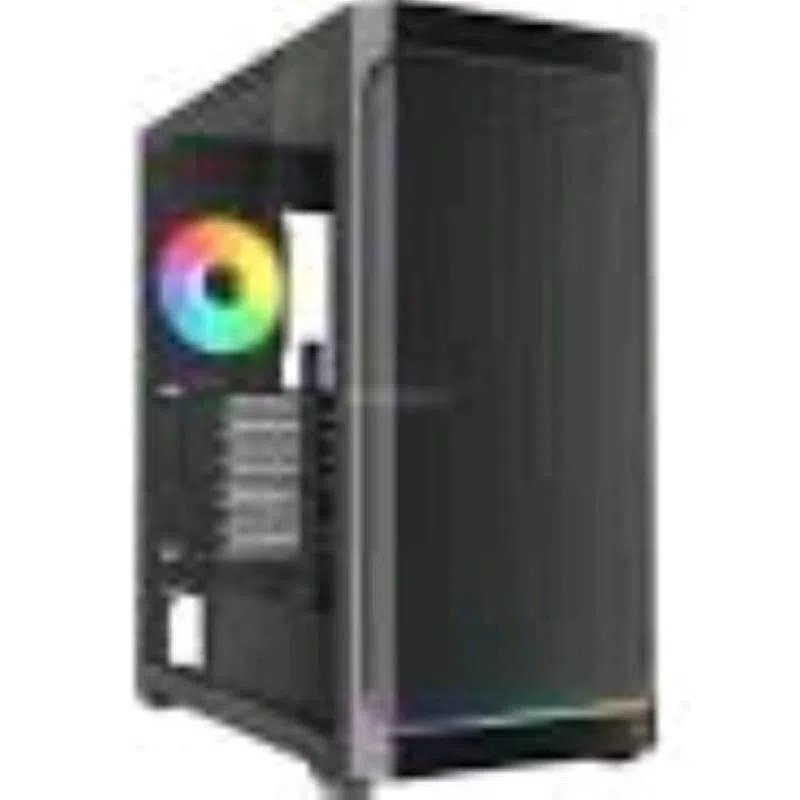 Sharkoon ak4w rgb strip midi tower atx u3 1 x usb-c 4 x 120mm argb fan — 2