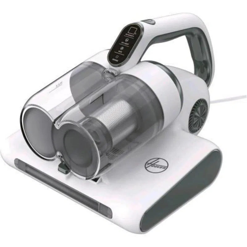 Hoover hmc510uv 011 aspirapolvere battimaterasso senza sacchetto 4 in 1 beat e roll aspirazione luce uv funzione asciugatura bianco salvia
