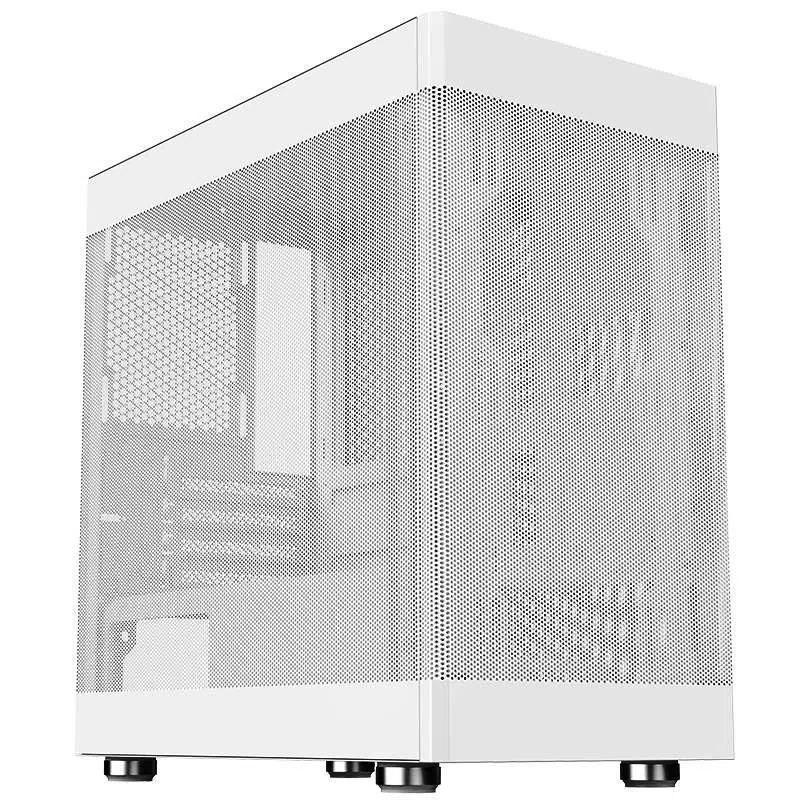 Case gaming office mini tower promesh 35w - no alimentatore - bianco (itgcapm35w) — 2