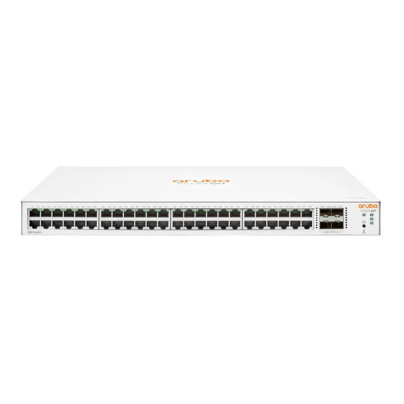 Switch aruba istant on jl814a 1830- 48g managed 48x 10/100/1000 + 4xsfp 1gbe lifetime warranty fino:07/05