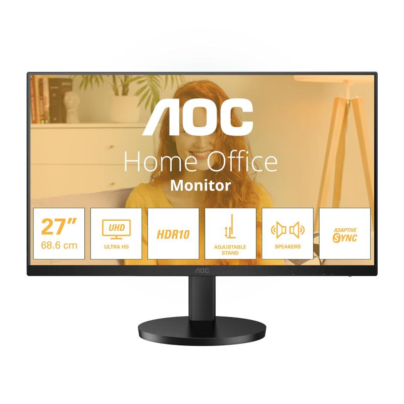 Aoc u27b3af monitor pc 27`` 3840x2160 pixel 4k ultra hd led nero