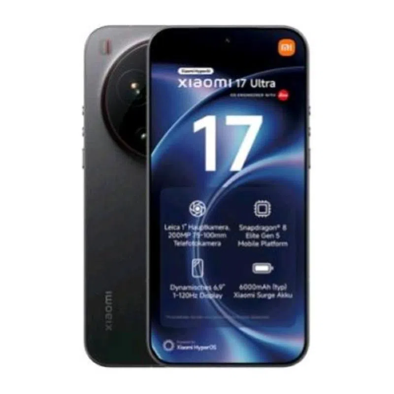 Xiaomi 17 ultra 5g dual sim 6.9 octa core 512gb ram 16gb 5g europa black — 2