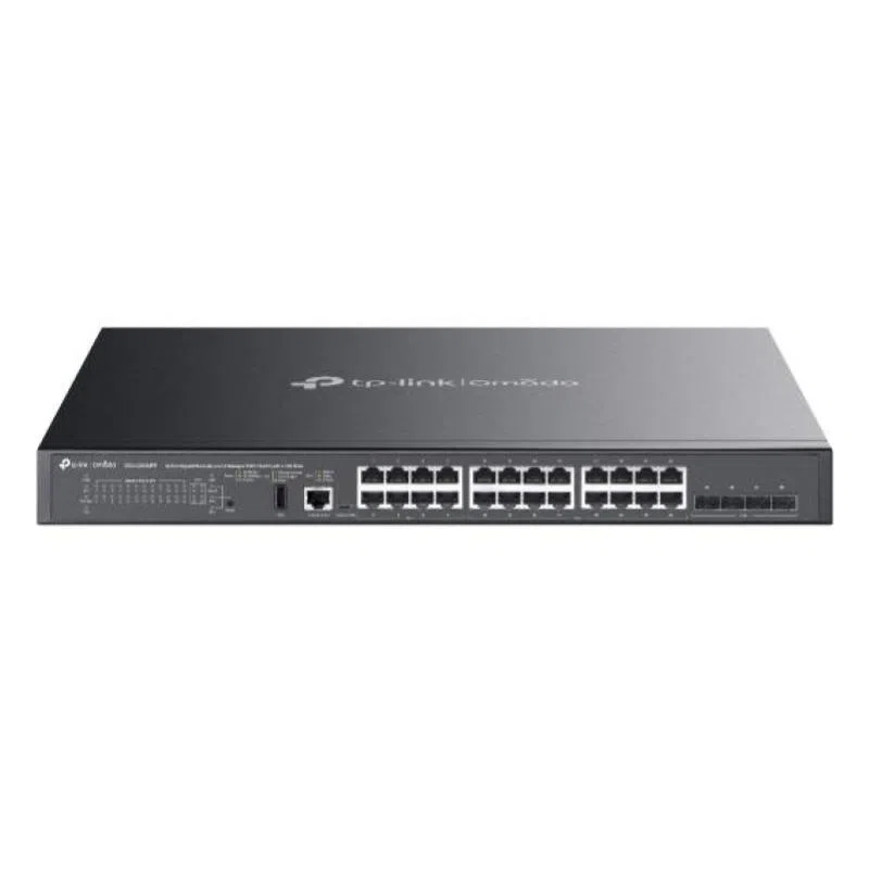 Switch 24p gigabit stackable lite l3 managed poe++ - 4p 10g sfp+ tp-link sg5428xmpp - garanzia a vita