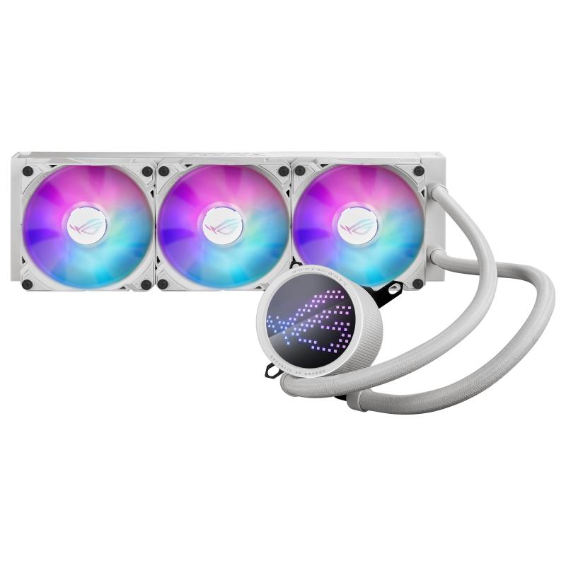 Asus rog ryuo iii 360 argb cpu liquid cooler lcd panel intel 1200/1700 amd am4/am5