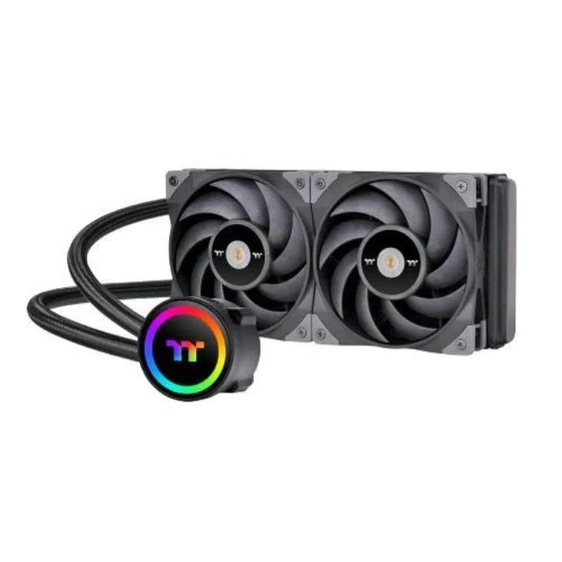 Thermaltake toughliquid 240 argb dissipatore a liquido ventole 2x120mm black
