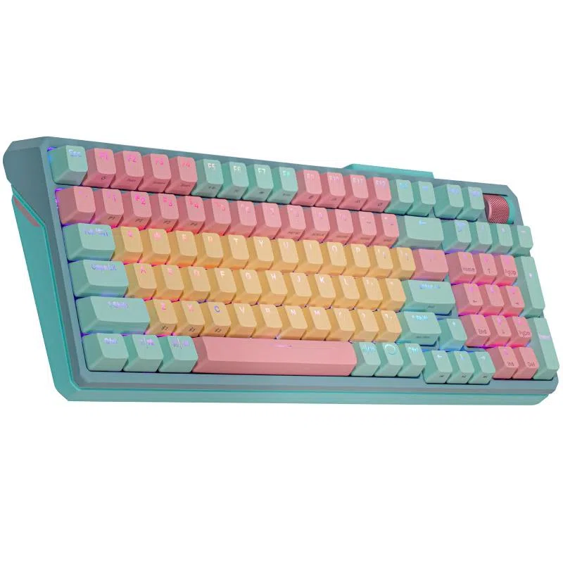 Cooler master mk770 hybrid wireless keyboard rgb tastiera meccanica red
