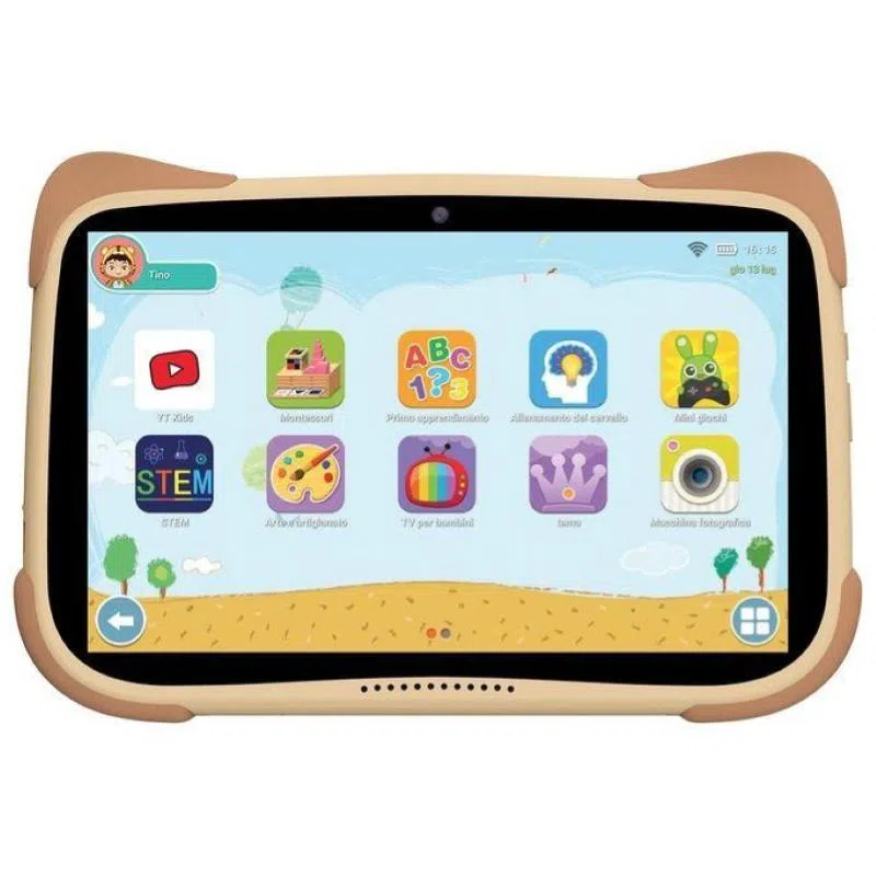 Mediacom smartkid 3gb 32gb 8`` wifi resistente con stand e parental control