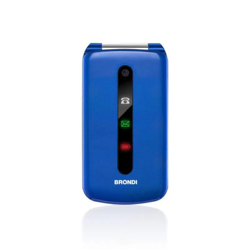 Brondi president dual sim 3 clamshell 32gb italia blu/viola