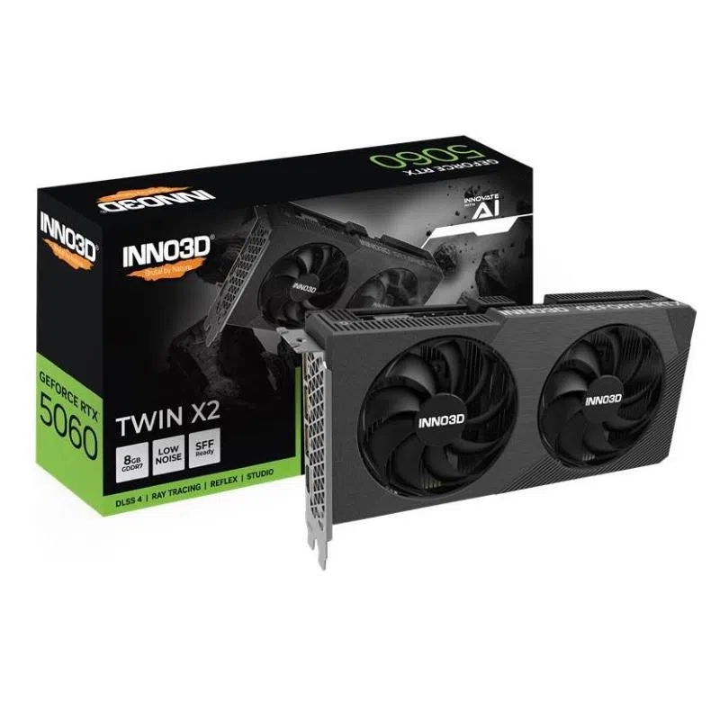 Scheda video geforce rtx 5060 8 gb twin x2 gddr7 (n50602-08d7-195071n) — 2