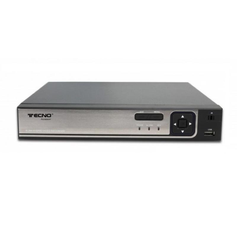 Sistema di sorveglianza xvr 16 canali tc-xvr-5016-n face detection
