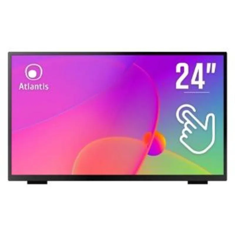 Atlantis land a05-t24a-vhdm monitor pc 24`` 1920x1080 pixel full hd led touch screen nero — 2