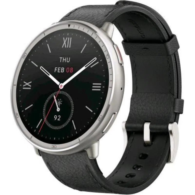 Amazfit active 2 round smartwatch 44mm 1.32 pagamenti con nfc ai controllo vocale gps e mappe gratuite 5atm per android e ios nero — 2