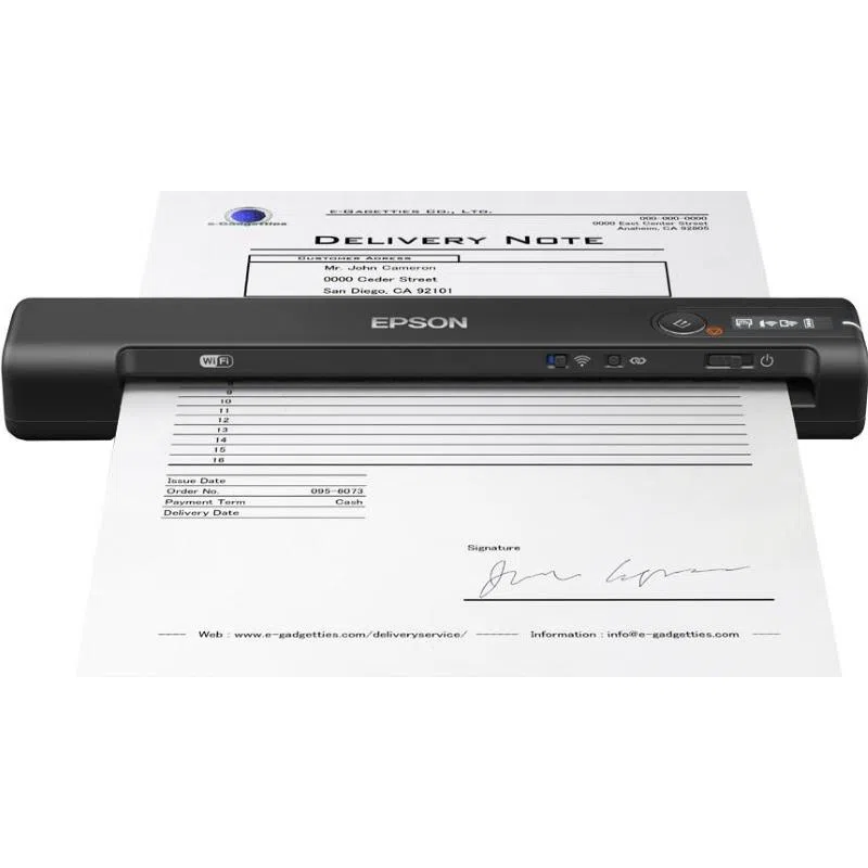 Epson workforce es-60w scanner a4 wi-fi 600 x 600 dpi
