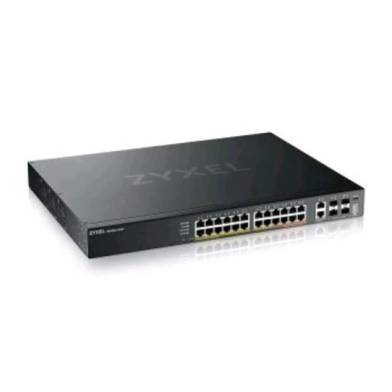 Zyxel xgs2220-30hp switch poe a 24 porte gbe l3 access con 6 uplink 10g 400w — 2