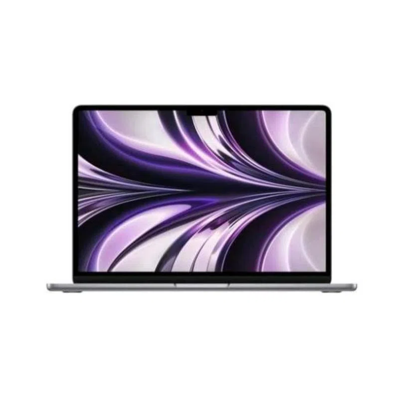 Apple macbook air 13.6 chip m2 cpu 8-core e gpu 10-core ram 8gb-ssd 512gb-os monterey space grey (mlxx3t/a)