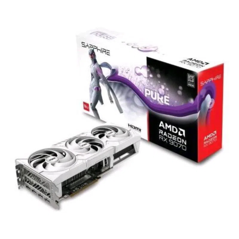 Sapphire pure radeon rx 9070 gaming oc amd 16 gb gddr6 dual fan — 2