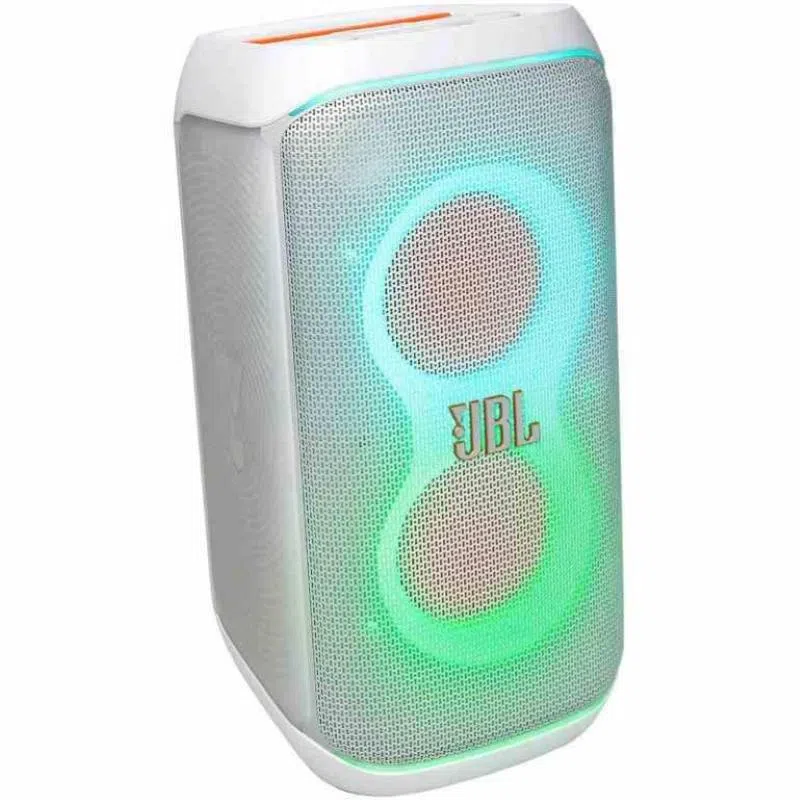 Cassa audio amplificato partybox club 120 white bianco - 160 watt rms effetti luce karaoke