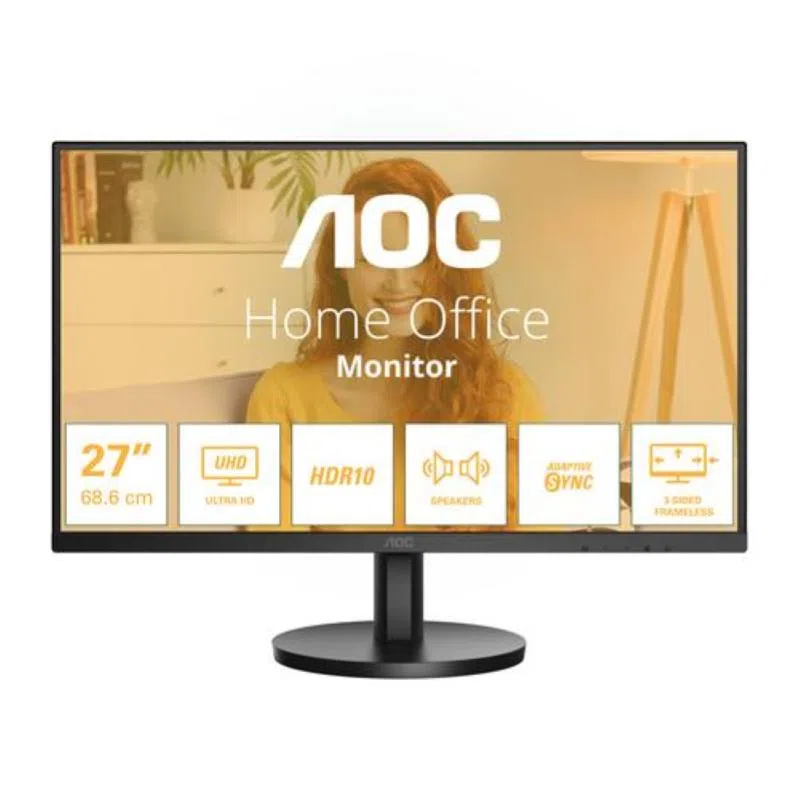 Aoc u27b3a monitor ultra hd da 27`` altoparlanti hdr10 3840x2160 nero