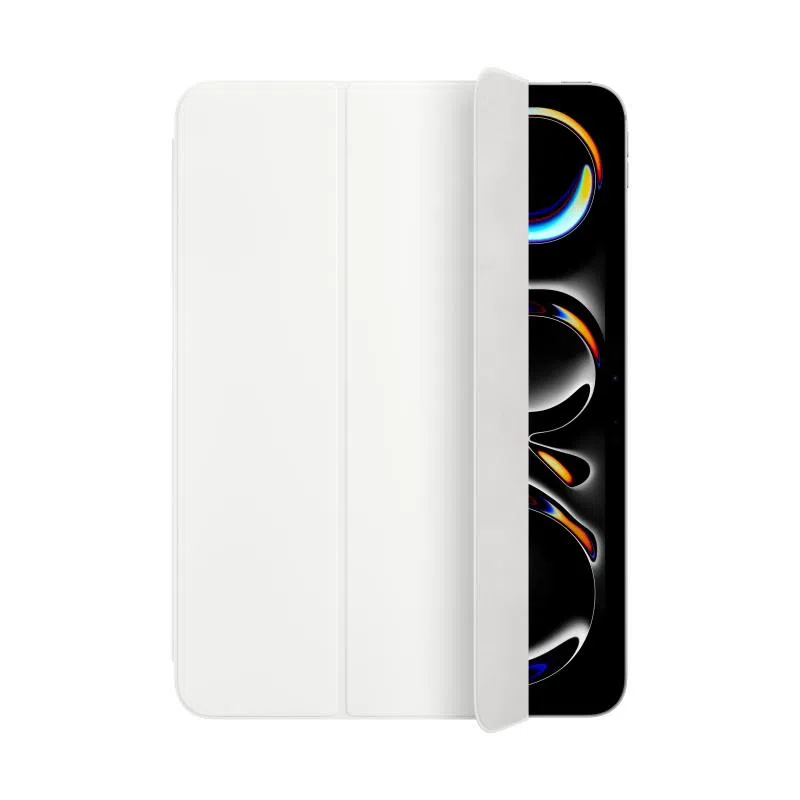 Apple ipad pro 11 (m4) smart folio flip cover bianco