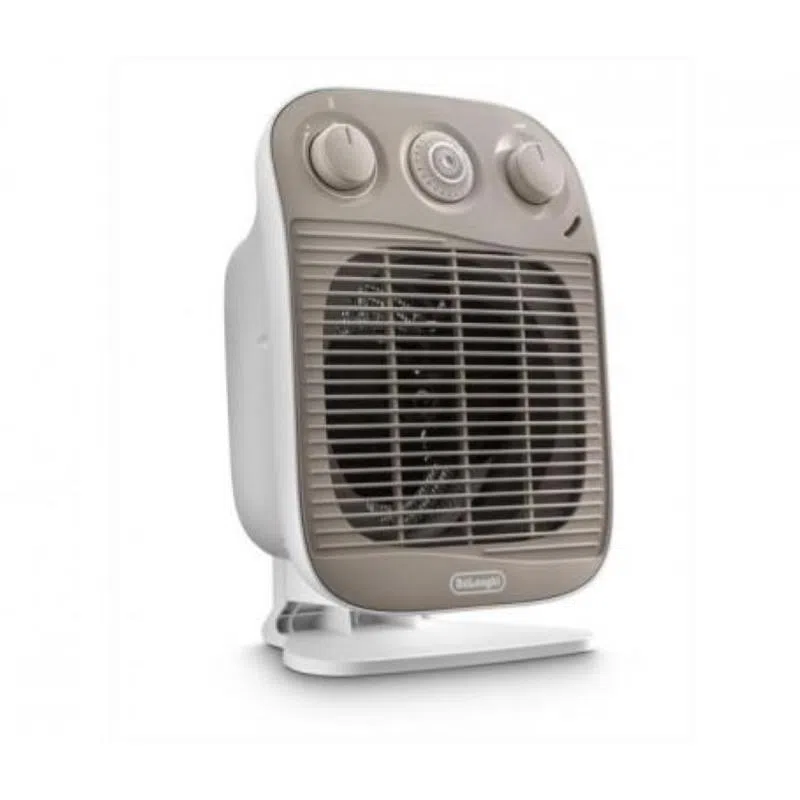 Delonghi hfs50d22 vertical edge termoventilatore verticale potenza 2200 w timer bianco-beige