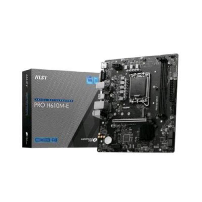 Msi pro h610m-e scheda madre intel h610 lga 1700 micro atx